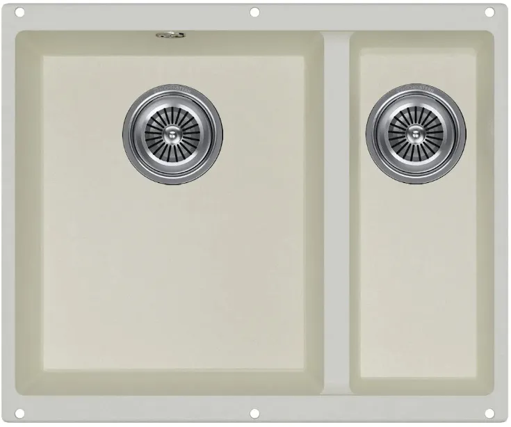 Детальное фото товара: KUCHENSTERN UNDER 60-2, мойка, гранит, жасмин