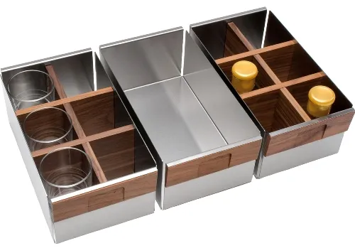 Фото товара: Tecnoinox комплект из 3-х контейнеров Fineline