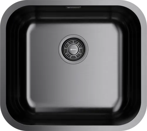 Фото товара: Omoikiri Omi 49-U-GM, мойка, нержавеющая сталь/вороненая сталь
