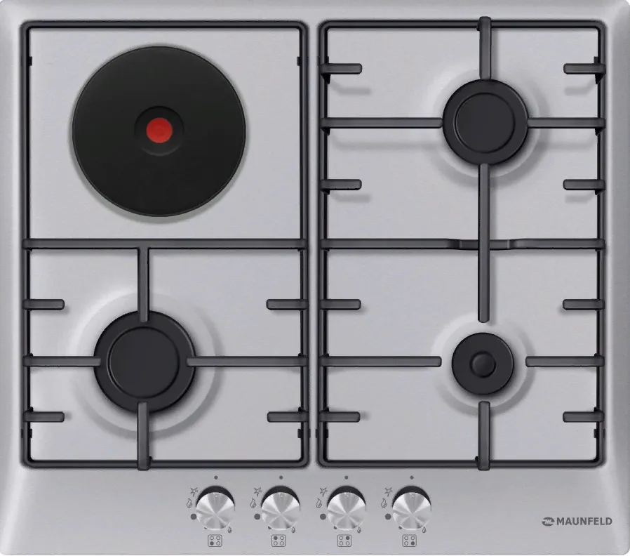 Фото товара: Maunfeld EEHS.64.3CS/KG комбинированная поверхность