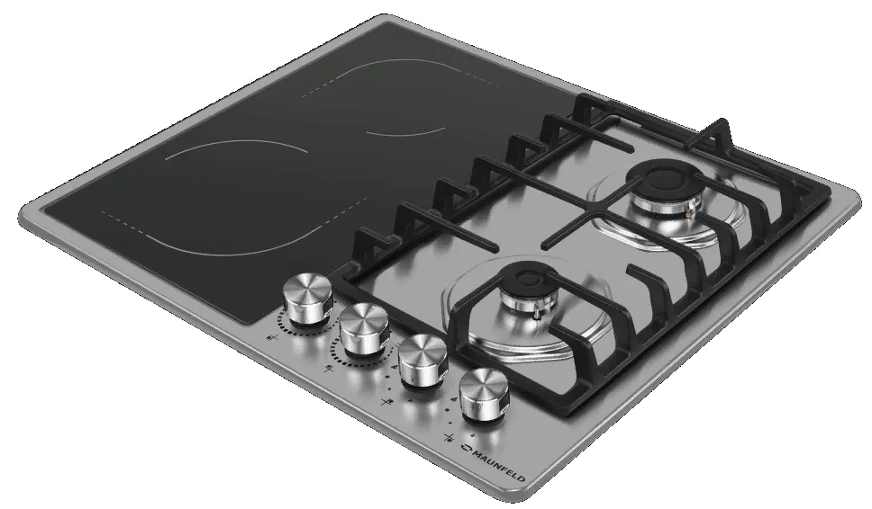 Детальное фото товара: Maunfeld EEHS.642VC.3CS/KG комбинированная поверхность