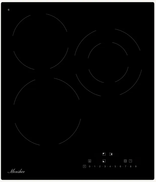 Фото товара: Monsher MHE 46 стеклокерамическая поверхность