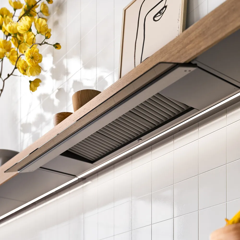 Детальное фото товара: Falmec SHELF Customizable 120 NERO (отвод воздуха, без мотора)