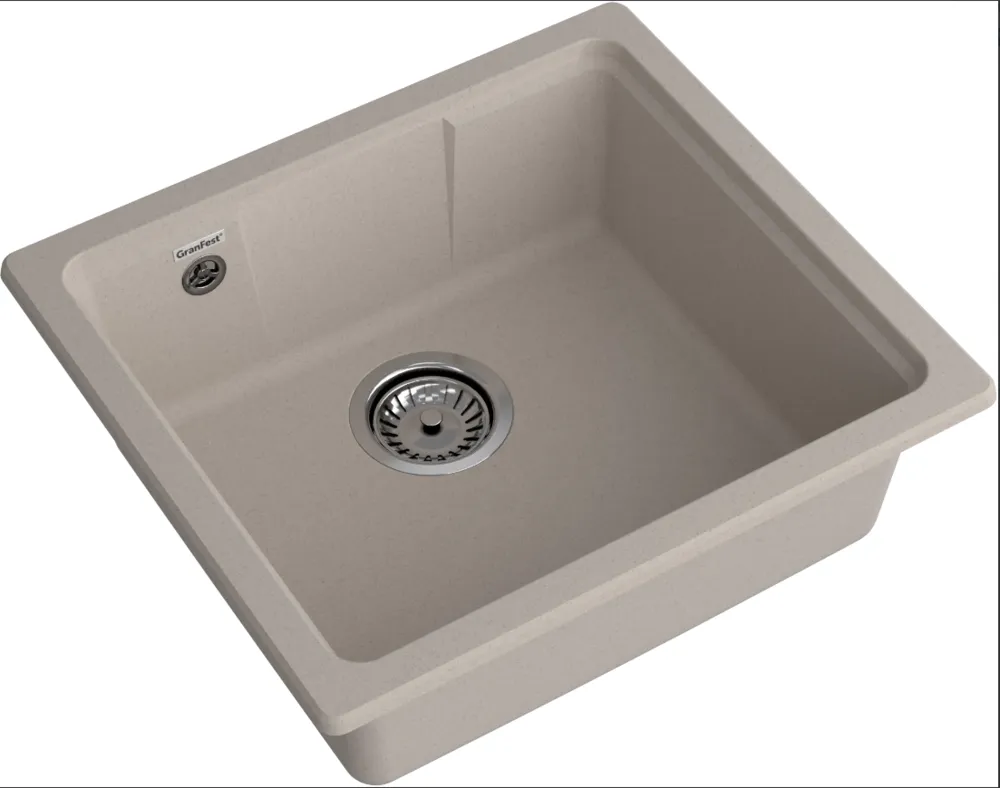 Детальное фото товара: GranFest URBAN 4550, мойка, гранит, песочный