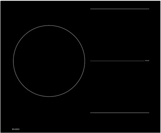 Фото товара: ASKO HI2632FBG1 индукционная поверхность