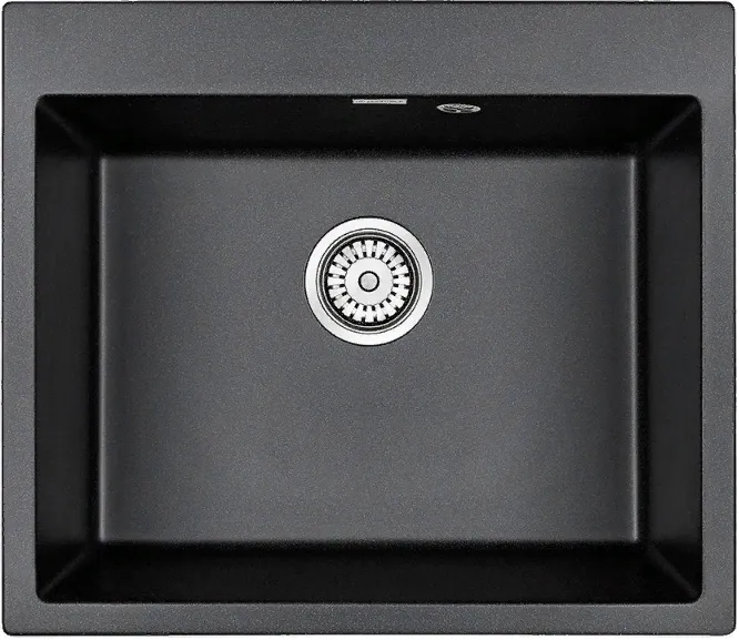 Детальное фото товара: Paulmark KANTE 60, мойка, гранит, черный