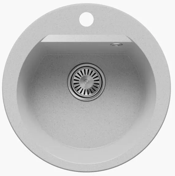 Фото товара: Polygran ATOL-460, мойка, мрамор, светло-серый 314