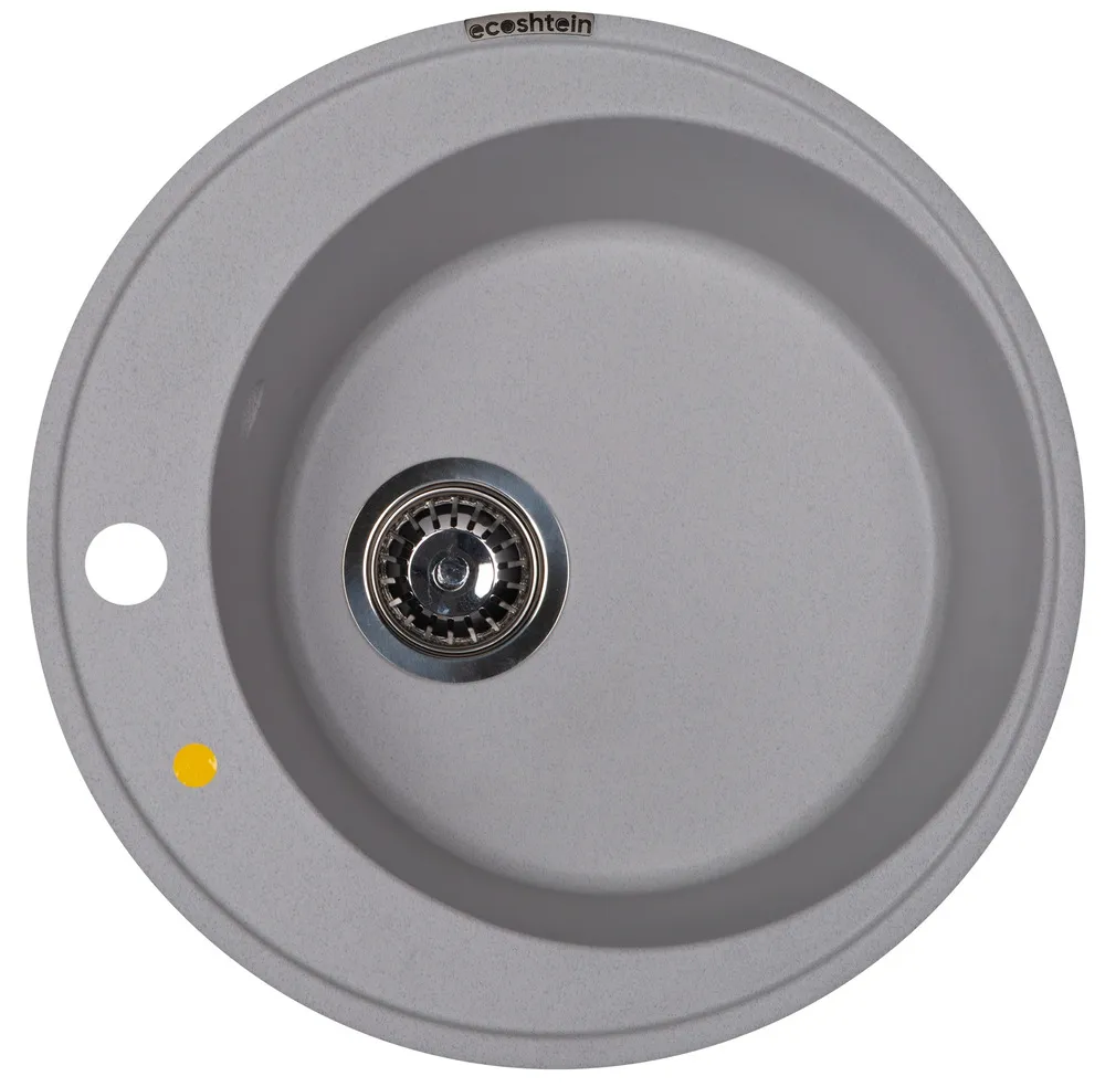 Фото товара: Ecoshtein KREIS 500, мойка, гранит, серый шелк