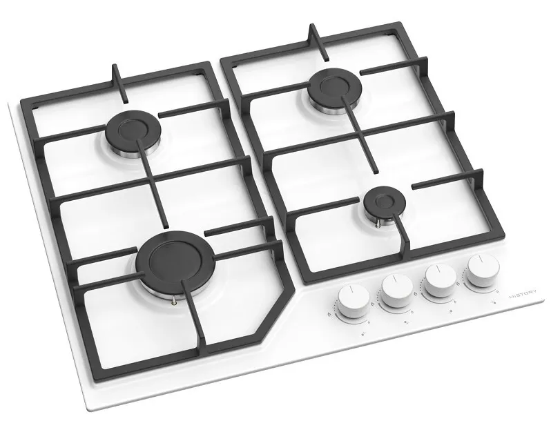 Детальное фото товара: HISTORY HGE 640M FWH газовая поверхность