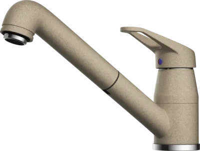 Фото товара: Omoikiri Tateyama-S-CA, смеситель, гранит, карамель