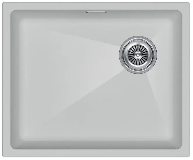 Детальное фото товара: Paulmark LUMI 55UNI-SKEW, мойка, гранит, белый