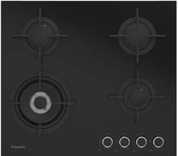 Фото товара: Hotpoint HG 62I/BK газовая поверхность