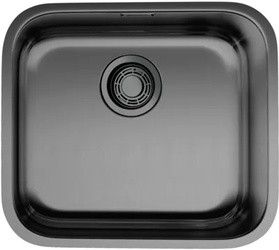Детальное фото товара: Omoikiri Omi 49-U-GM, мойка, нержавеющая сталь/вороненая сталь