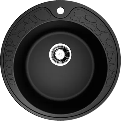 Фото товара: Omoikiri Tovada 51 BL, мойка, гранит, черный