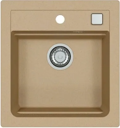 Фото товара: ALVEUS GRANITAL ATROX 20 BEIGE - G55, мойка, гранит, бежевый (в комплекте с сифоном 1132823)