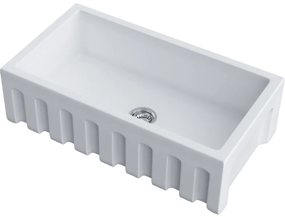Детальное фото товара: Omoikiri Mikura 83-WH, мойка, керамика, белый