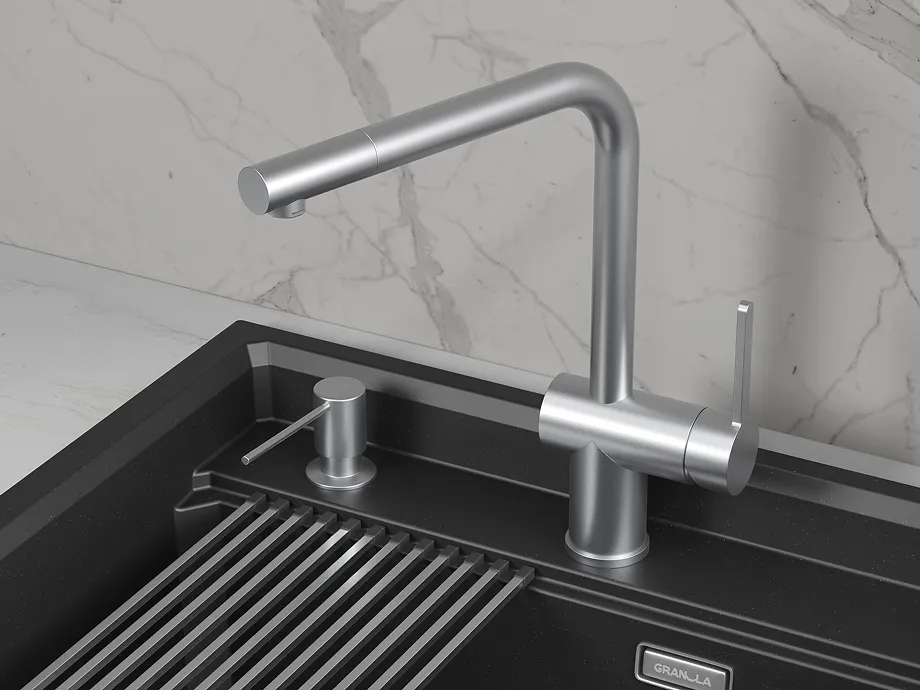 Детальное фото товара: GRANULA 5017 смеситель, нержавеющая сталь