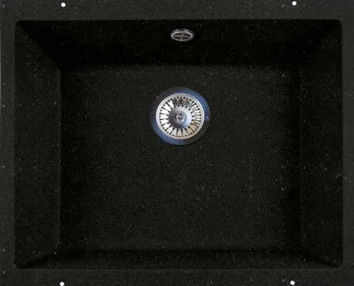 Детальное фото товара: LAVA U.1 LAVA, мойка, гранит, черный металлик
