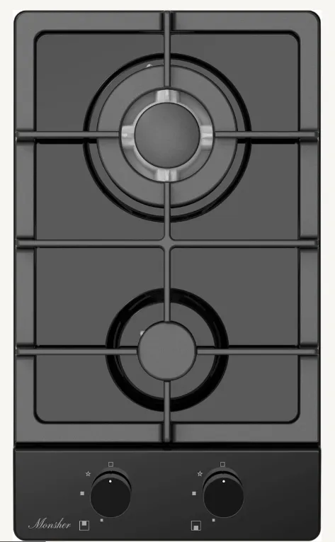 Фото товара: Monsher MSG 33 Noir газовая поверхность
