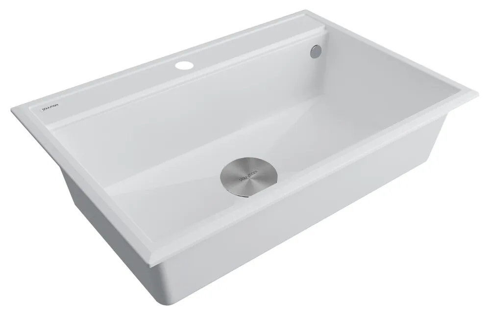 Детальное фото товара: Paulmark STEPIA 80, мойка, гранит, белый