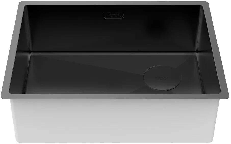 Детальное фото товара: Paulmark NEXT-SKEW 58 UNI, мойка, нержавеющая сталь, матовый черный