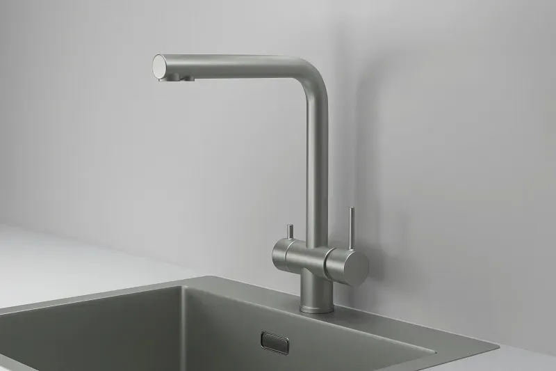 Детальное фото товара: GRANULA 7011 смеситель, нержавеющая сталь, сталь матовая