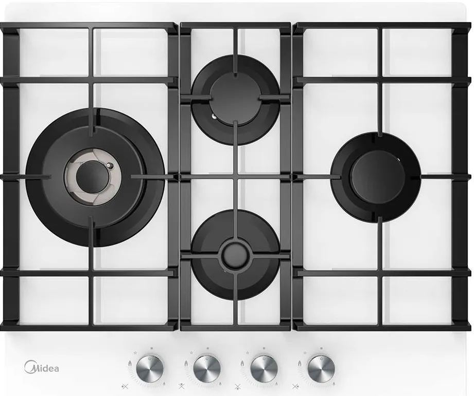 Фото товара: Midea MG697TGW газовая поверхность