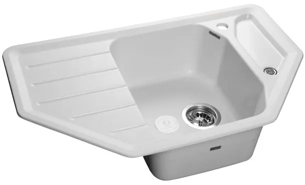 Фото товара: GranFest CORNER GF-C-800 E, мойка, мрамор, иней