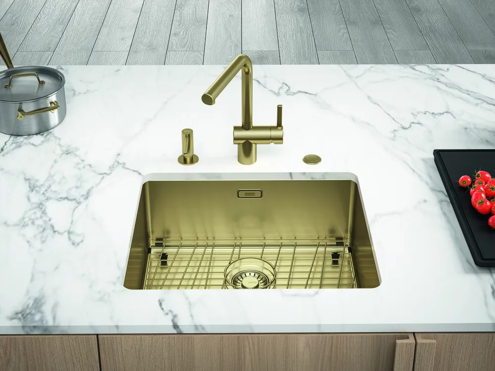 Детальное фото товара: Franke BXM 210/110-50 F-INOX, мойка, нержавеющая сталь, золото