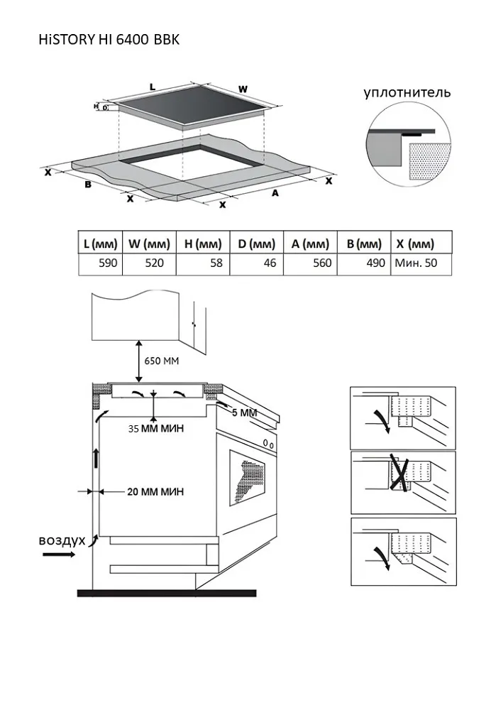 Схема встраивания