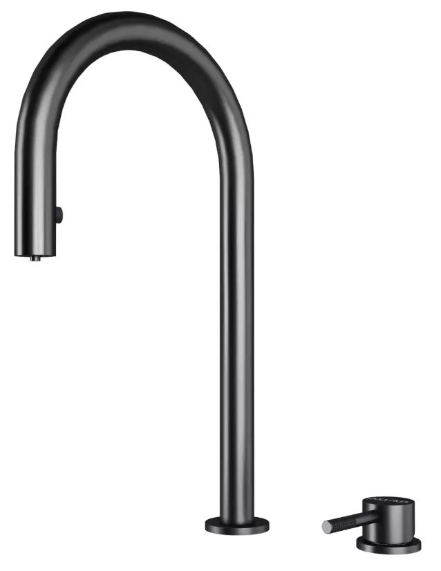 Фото товара: Paulmark ESTETICA, смеситель, вороненая сталь