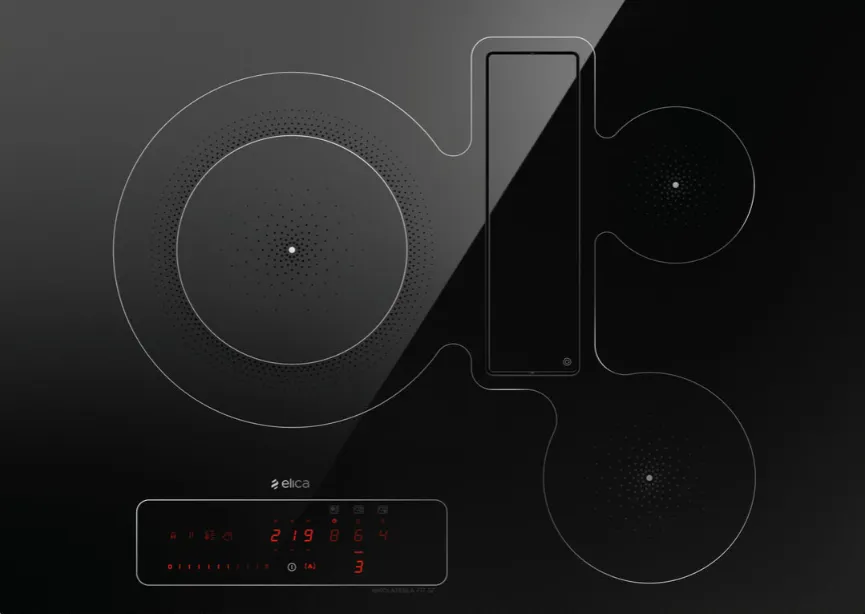 Фото товара: ELICA NIKOLATESLA FIT 3Z BL/A/72 индукционная поверхность