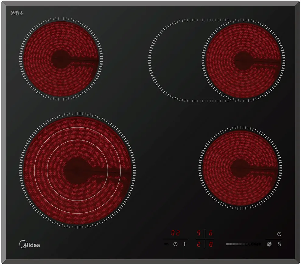 Фото товара: Midea MCH64767F стеклокерамическая поверхность