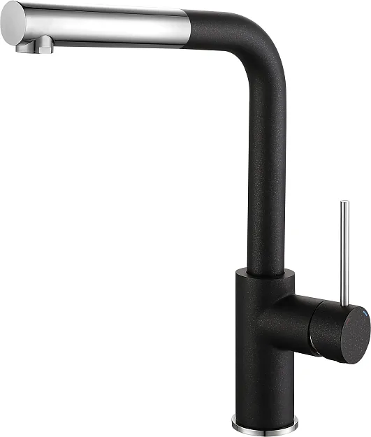 Детальное фото товара: Rivelato ALBANO 1573503 antracite/cromo, смеситель, гранит, антрацит/хром