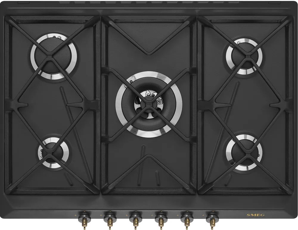 Фото товара: Smeg SRV876AOGH газовая поверхность