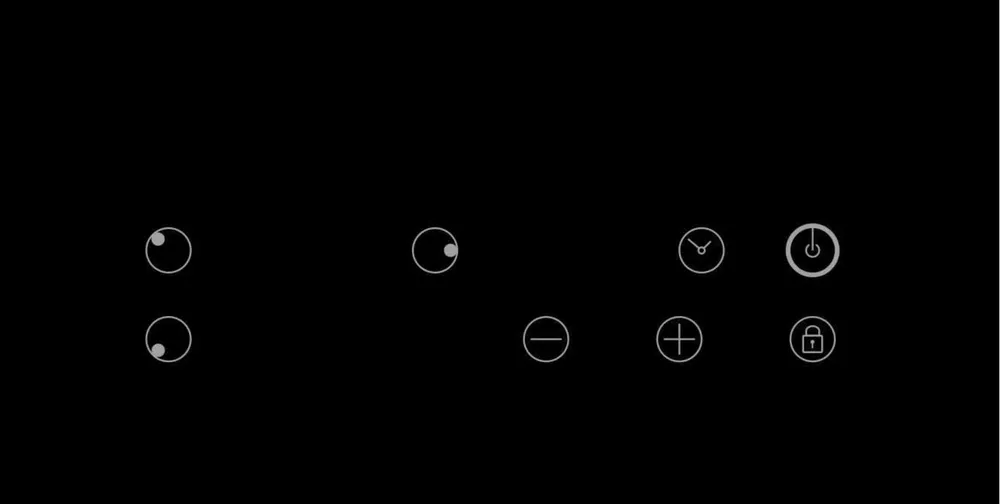 Детальное фото товара: LEX EVH 430A BL стеклокерамическая поверхность