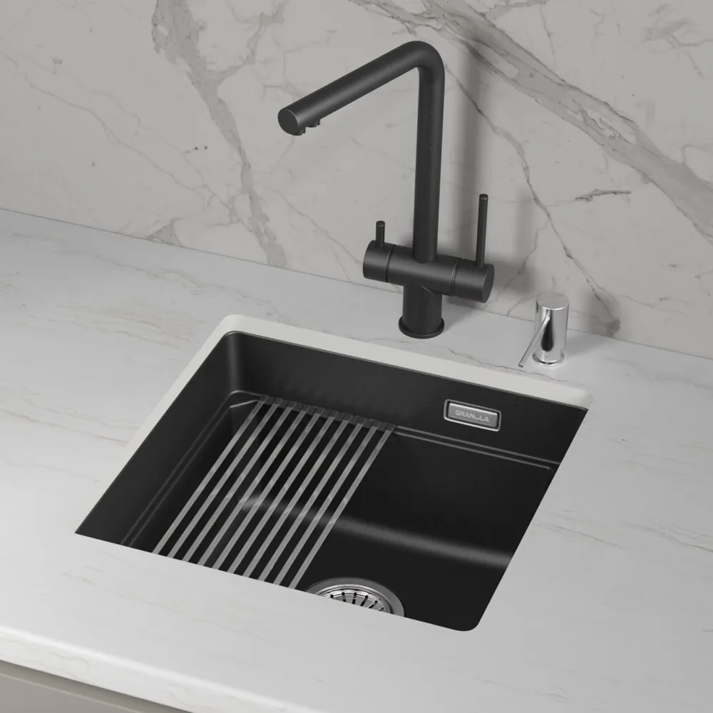 Детальное фото товара: GRANULA 4501iU мойка, гранит, шварц