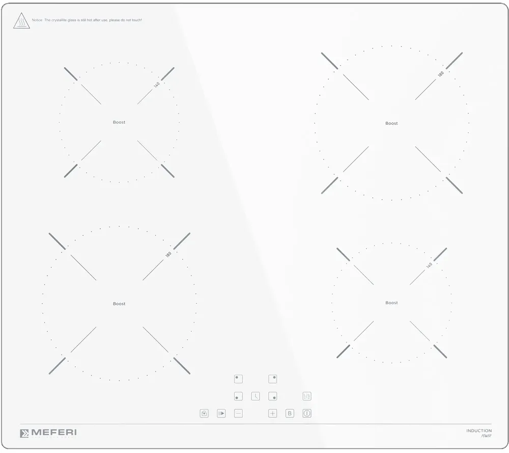 Детальное фото товара: MEFERI MIH604WH POWER индукционная поверхность
