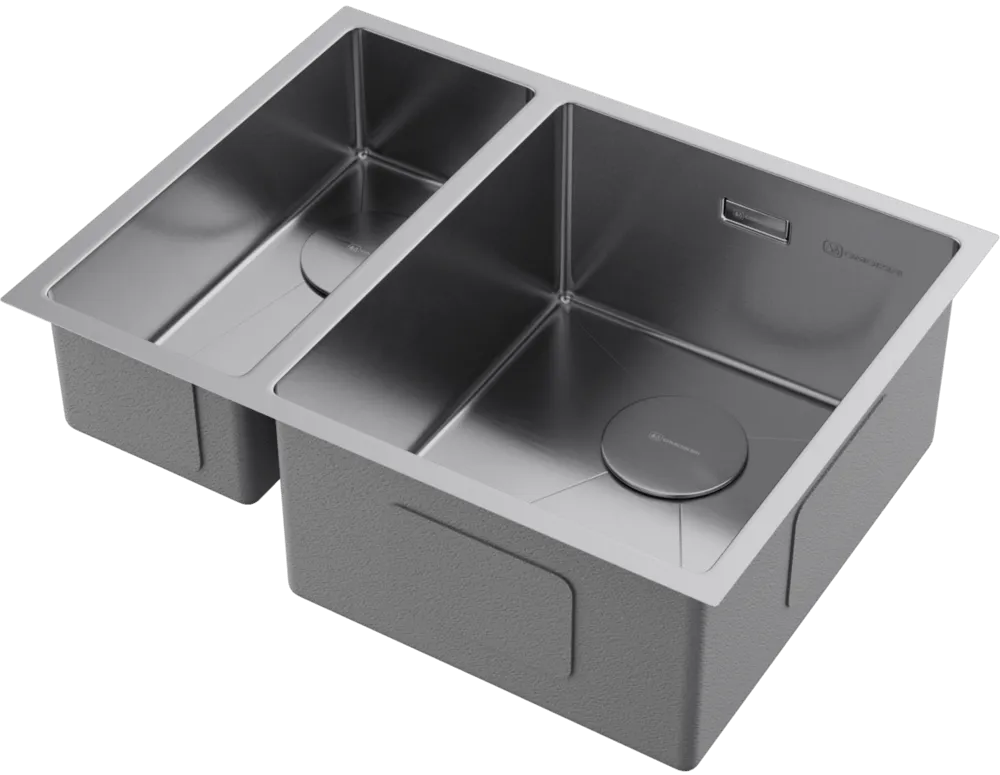 Детальное фото товара: Omoikiri Taki 58-2-U/IF IN-R, мойка, нержавеющая сталь, чаша справа