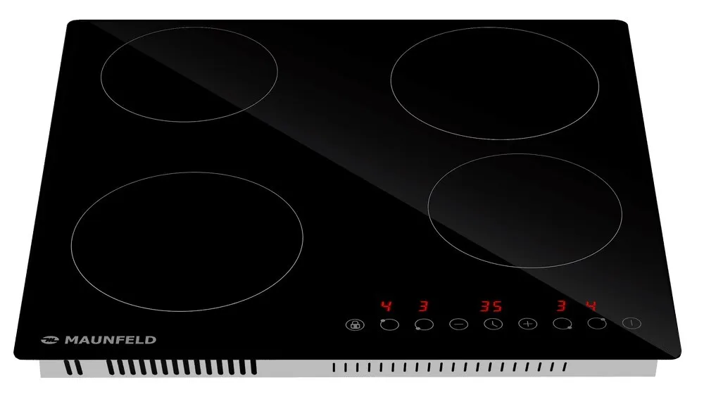 Детальное фото товара: Maunfeld AVCE594BK стеклокерамическая поверхность