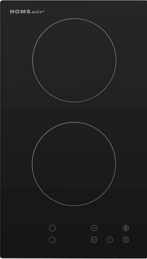 Фото товара: HOMSair HV32BK стеклокерамическая поверхность