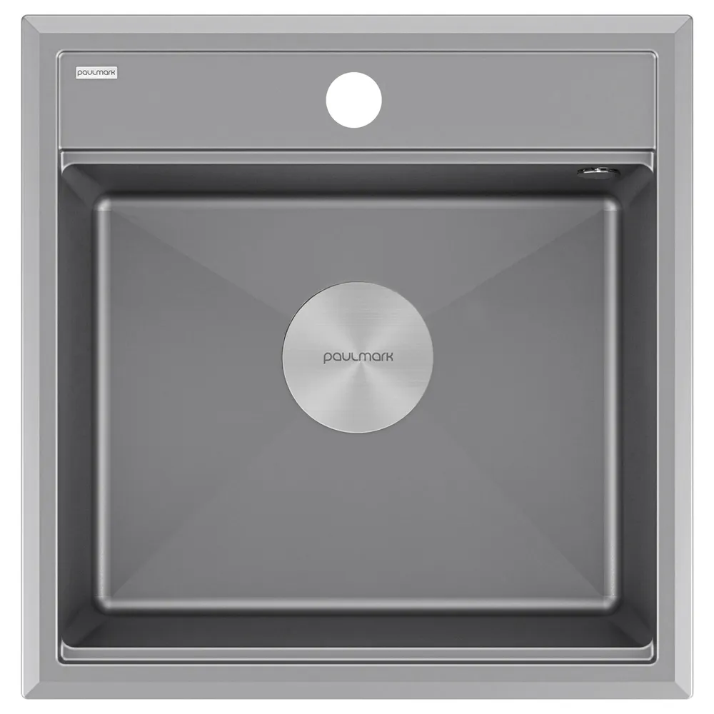 Фото товара: Paulmark STEPIA 50, мойка, гранит, серый металлик
