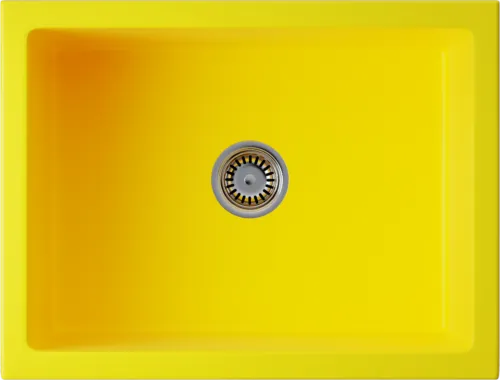 Фото товара: Omoikiri Mikura 61-SL, мойка, керамика, желтый