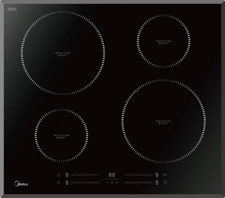 Фото товара: Midea MIH65742F индукционная поверхность