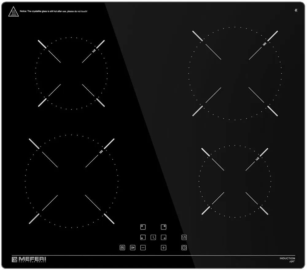 Фото товара: MEFERI MIH604BK LIGHT индукционная поверхность