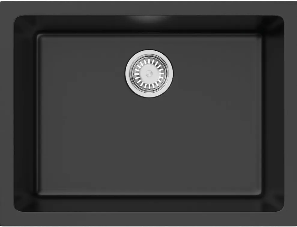 Детальное фото товара: Omoikiri Okinoshima 61-U/I-BL, мойка, керамика, черный