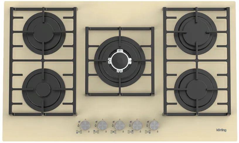 Фото товара: Korting HGG 9835 CTB газовая поверхность