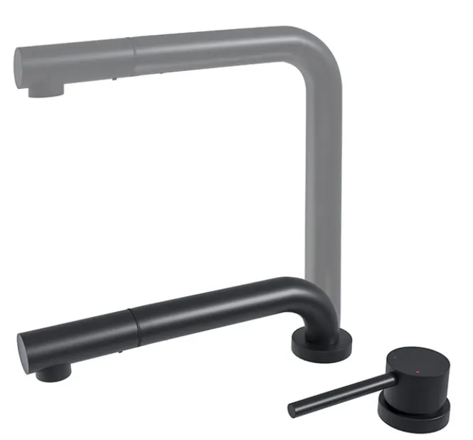 Детальное фото товара: Emar ЕС-7027 Black, смеситель, черный