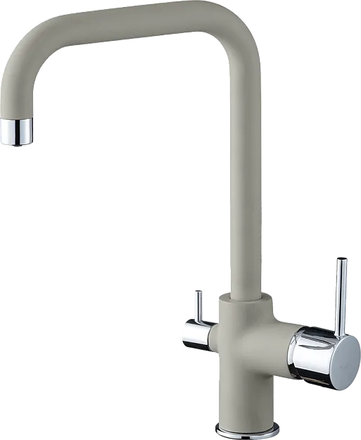 Детальное фото товара: Rivelato TOVEL 9025203 topazio/cromo, смеситель, гранит, топаз/хром