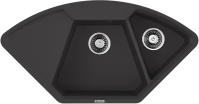 Фото товара: Omoikiri Yonaka 98-C-BL, мойка, гранит, черный
